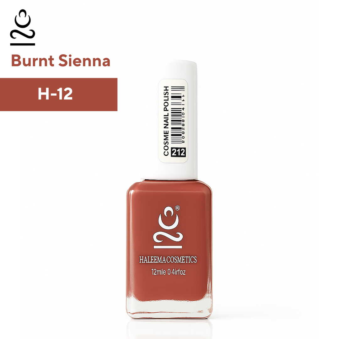 Haleema Cosmetics Nail Polish – Burnt Sienna (H-12)