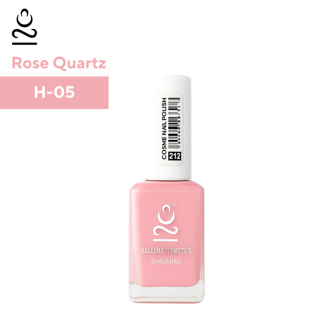 Haleema Cosmetics Nail Polish – Rose Quartz (H-05)