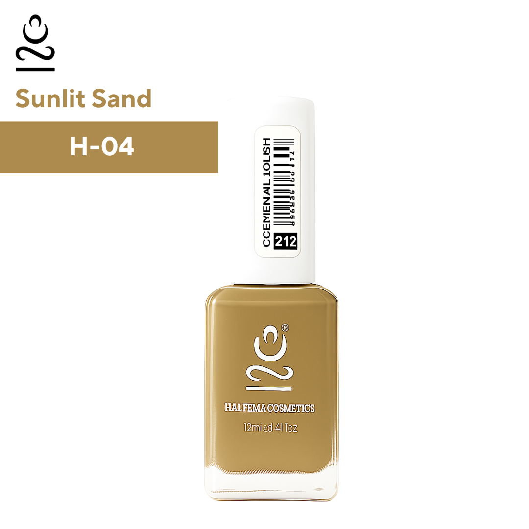 Haleema Cosmetics Nail Polish – Sunlit Sand (H-04)