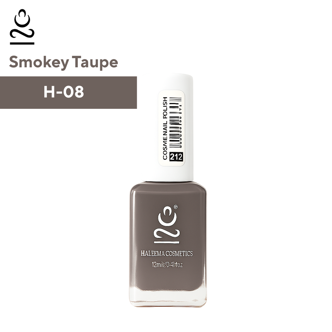 Haleema Cosmetics Nail Polish – Smokey Taupe (H-08)