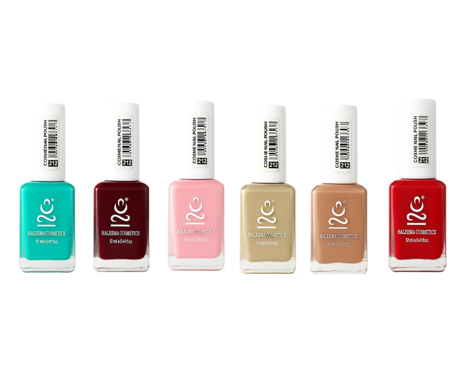 Nail Polish Regular Shades (Bundle Of Sixs)